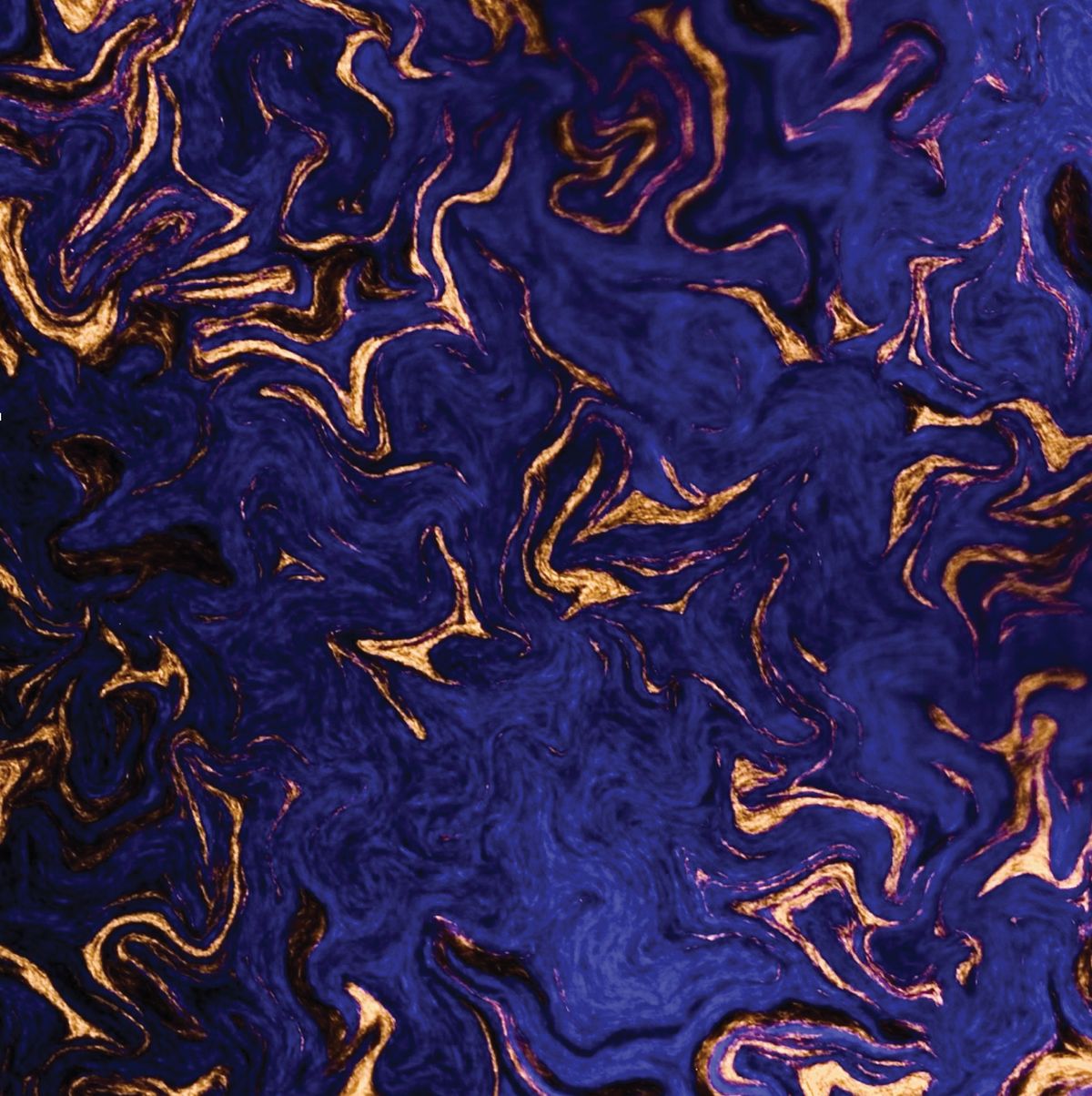 False colored mesoscopic image of two strains of <em >E. coli</em> expressing different fluorescent proteins